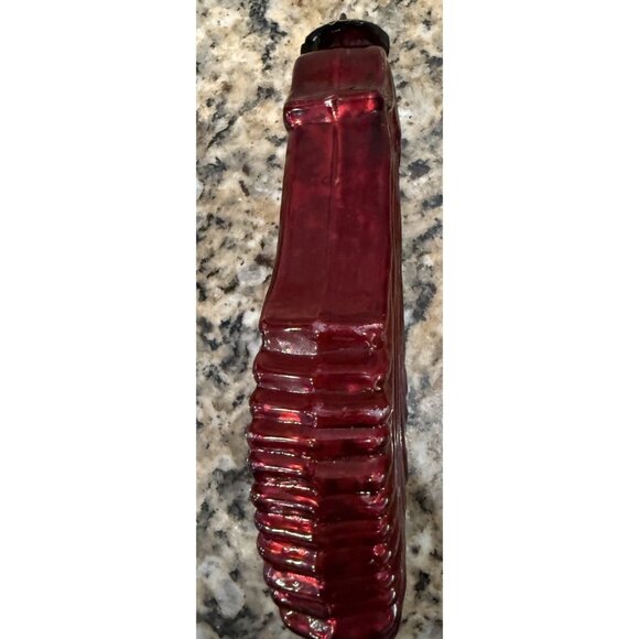 Vintage Kugel Mercury Glass Christmas Ornament Embossed Midwest Kugel - Picture 4 of 9